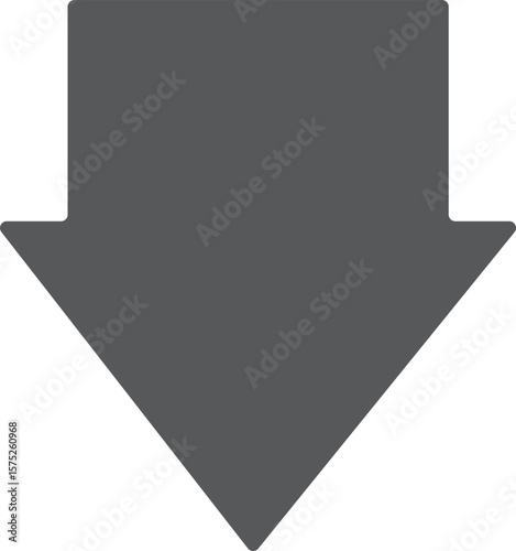 Arrow Icon Vector flat design style.download icon
