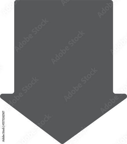 Arrow Icon Vector flat design style.download icon