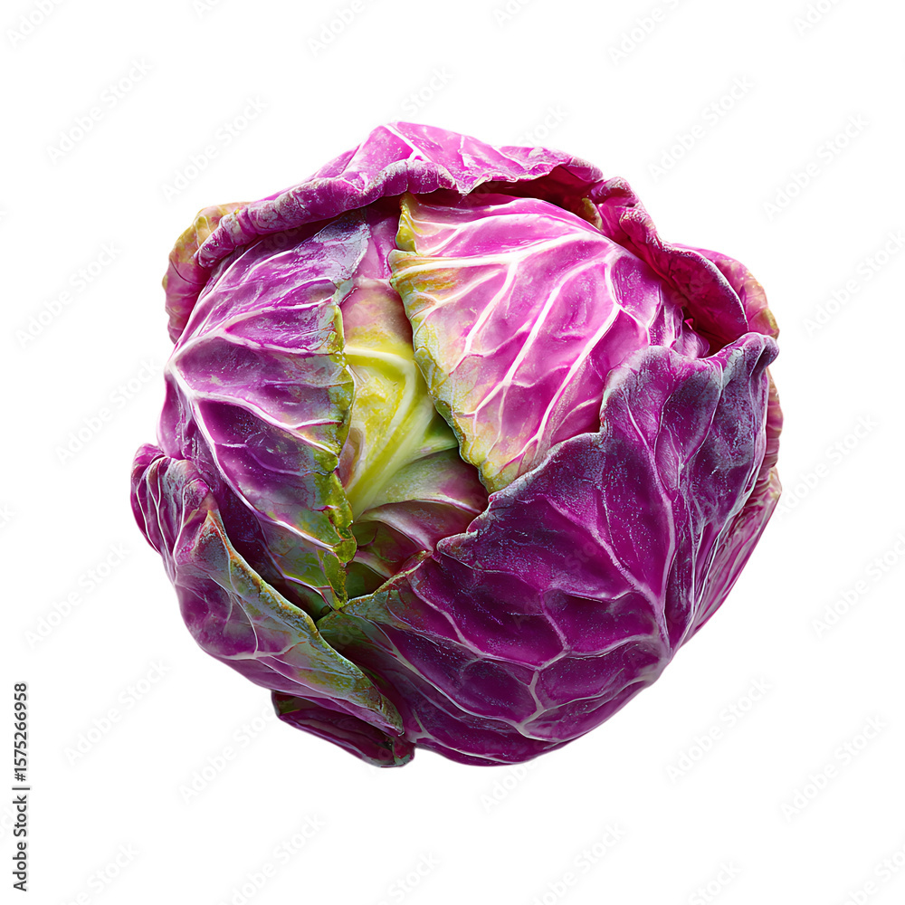 Obraz premium sour cabbage on transparent background