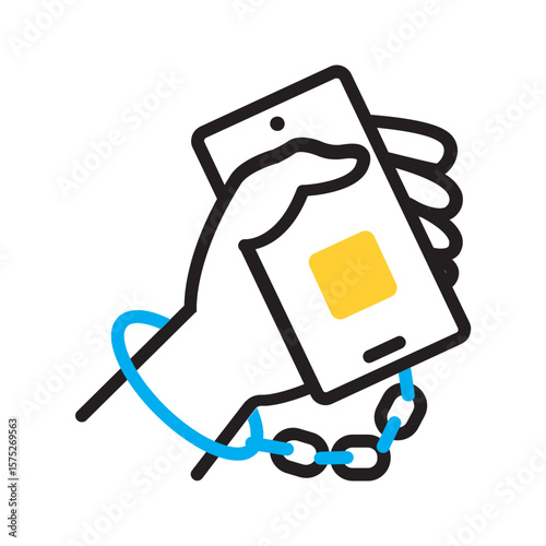 Vector multi color icon for Digitalholics