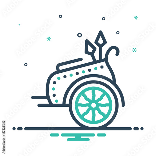 Mix icon for chariot