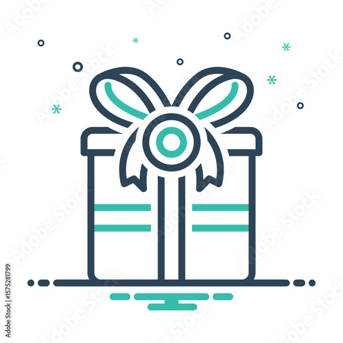 Mix icon for gift