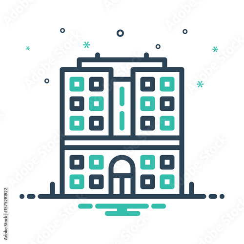 Mix icon for hotel