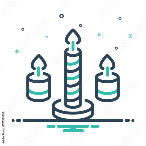 Mix icon for candles
