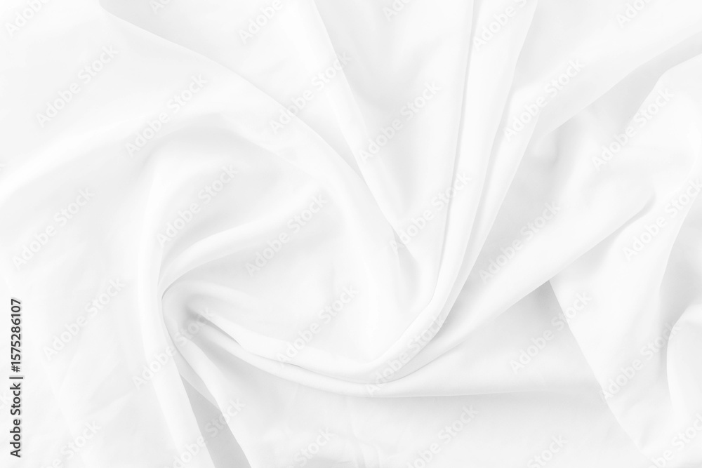 Fototapeta premium Smooth Soft White Fabric Texture for Textile and Design Backgrounds