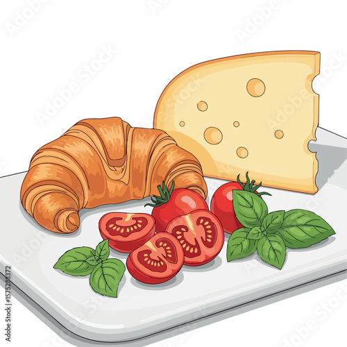 breakfast, food, illustration, coffee, vector, icon, cafe, set, cheese, menu, restaurant, bread, croissant, fresh, healthy, meal, design, isolated, cup, background, collection, egg, bakery, delicious,