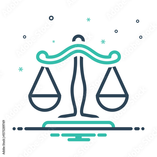 Mix icon for libra