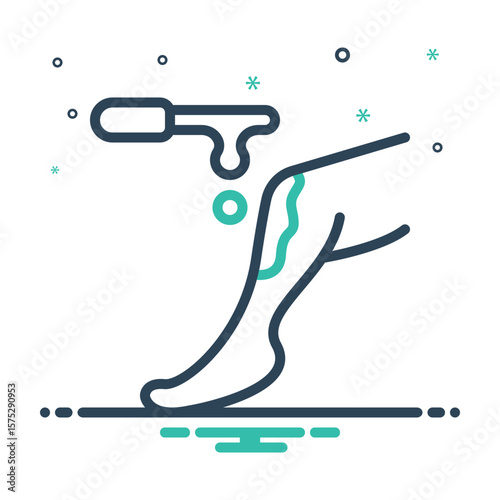 Mix icon for depilation