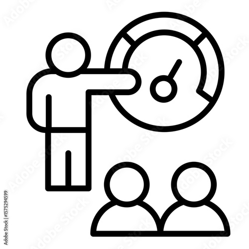 Performance Coaching  Icon Element For Design
