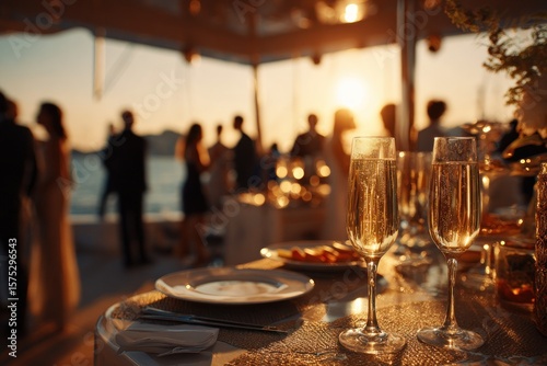 Sunset party on a boat (1)