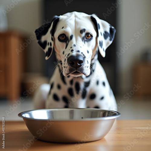 dog in a bowl