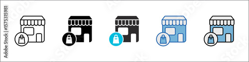 Retail Icon Pack Multistyle Illustration