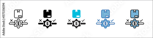 Feasibility Icon Pack Multistyle Illustration