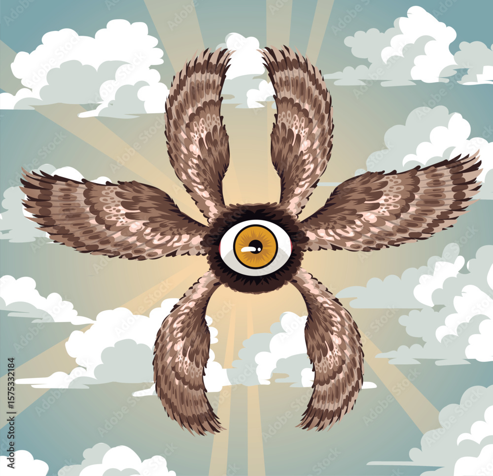 Obraz premium biblical accurate seraphim god angel