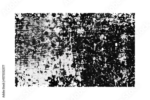 Abstract textured background with a distressed grunge effect in black and white tones