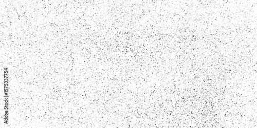 Dirty or dust film grain speck grit grunge overlay on Speckle grain dot white paper noise texture with distress effect vector illustration pattern background.