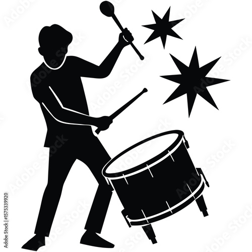 drummer playing drums