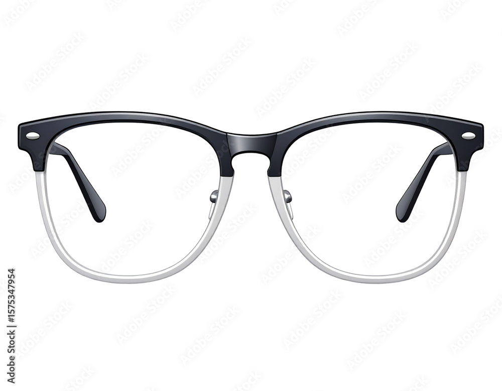 Fototapeta premium PNG Cartoon glasses adult white background.
