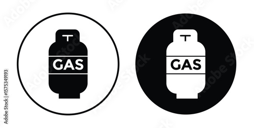 
Gas cylinders icon vector.  lpg cylinder icon. LPG gas cylinder, tank vector symbol design for app. Vector illustration

