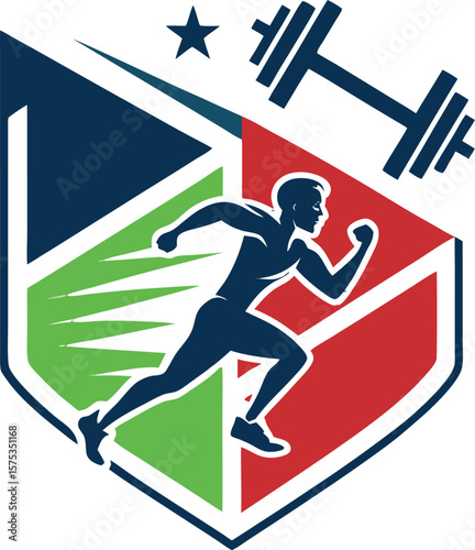 Creative Sports & Wellness Logo – Clean and Modern Design for Health Brands