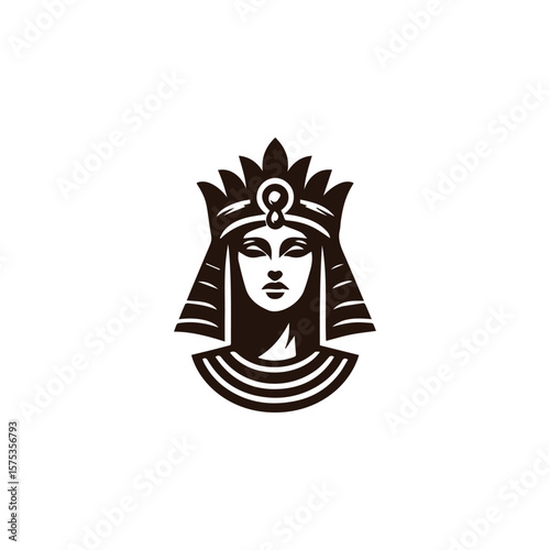 Queen cleopatra logo