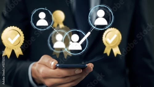 Professional Certification and Talent Selection – No Human Face Visible
