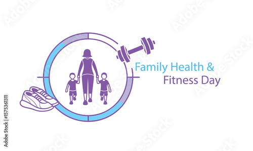 Family Health & Fitness Day. Concept Design.