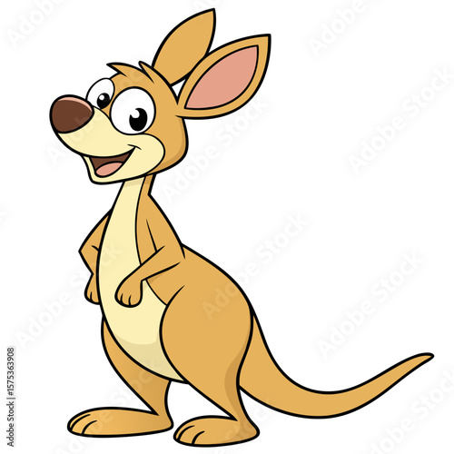 kangaroo with baby
