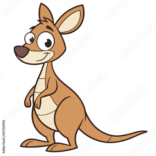 kangaroo cartoon illustration