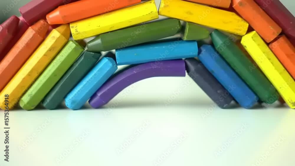 Crayon Rainbow Bridge.