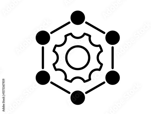 Prameters icon vector editable