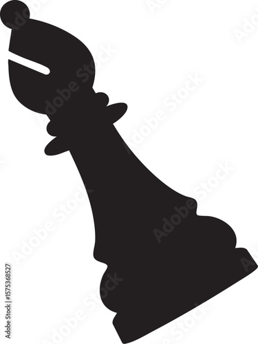 Minimalist Chess Silhouettes Vector Set – Strategy Game Pieces and Player Illustrations on White Background. world chess day.