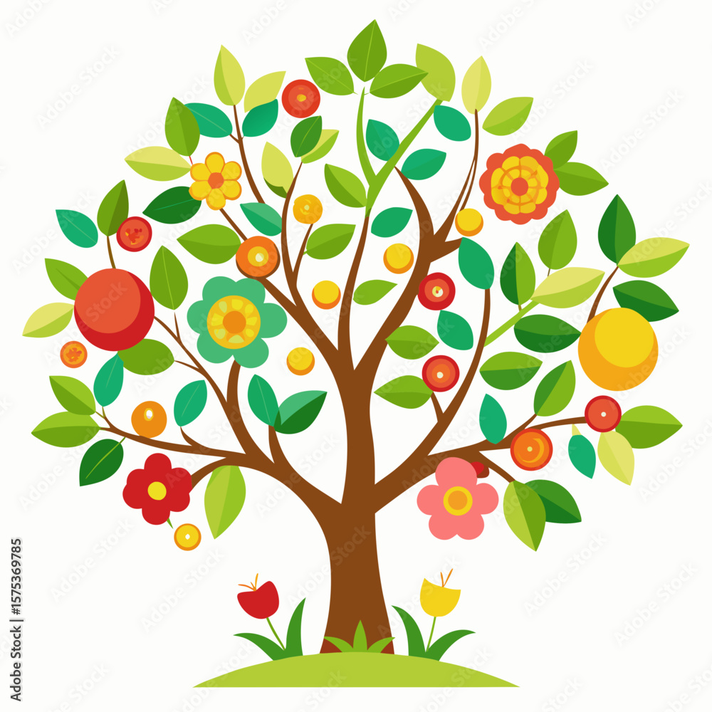 Obraz premium tree with apples