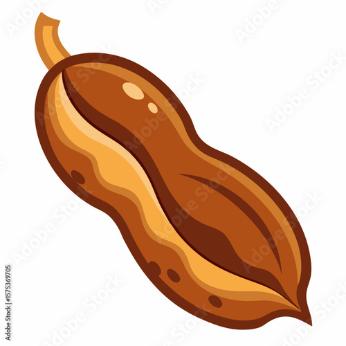 vector illustration of a wooden spoon