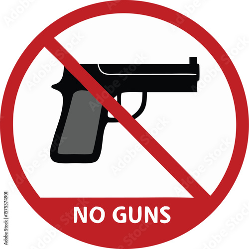 no guns sign, no firearms symbol.handgun, icon, trigger, crime, shot, gun, fight, fire, information, peace, police, safety, security, signs, silhouette, anti, dangerous, kill, military, warning, 