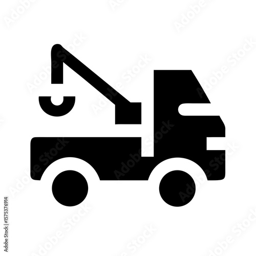 tow truck transport icon
