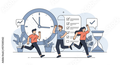 Efficient time management strategy for achieving goals and boosting productivity