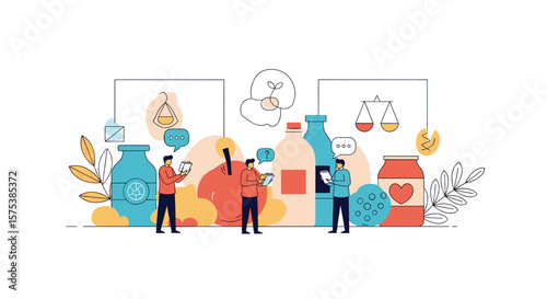 Assessing food quality and safety standards through detailed scientific evaluation and modern technology