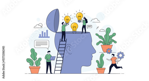 Brainstorming and idea generation for creative problem solving and innovation