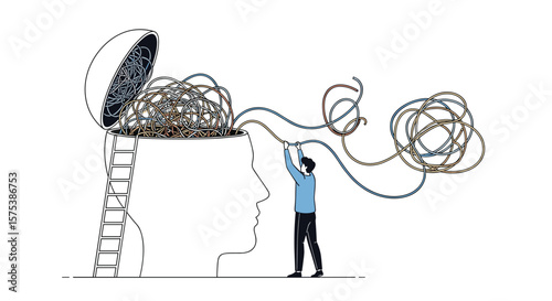 Untangling complex problems unraveling the mind's labyrinth for clearer solutions