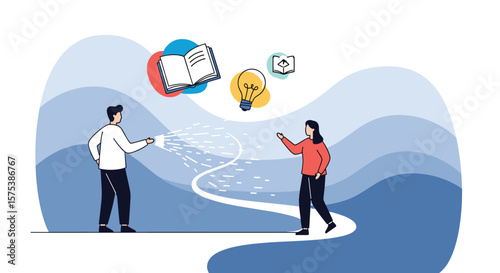 Collaborative idea exchange facilitating innovation and project growth