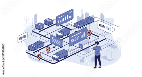 Optimizing fleet operations with advanced logistics analytics and tracking solutions