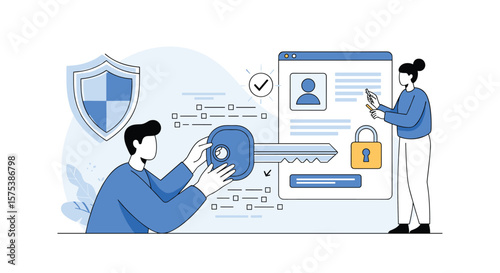 Securing user accounts and digital information through advanced authentication methods