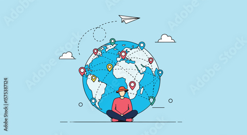 Global connectivity and communication through digital technology and the internet