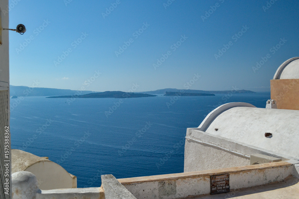Fototapeta premium Santorini, Grecia, Mediterraneo, Europa