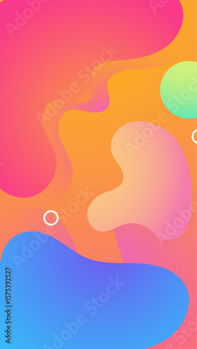 A vibrant and dynamic abstract fluid design in rich colors that can be used for backgrounds, prints, packaging, and digital art.