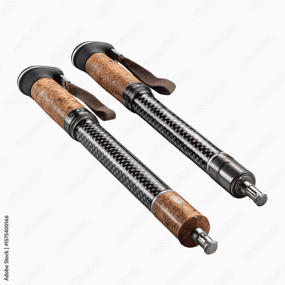 Obraz premium Pair of Premium Carbon Fiber Trekking Poles with