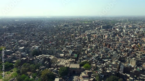 Wallpaper Mural Aerial view of bustling cityscape with modern buildings, Pakistan. Torontodigital.ca
