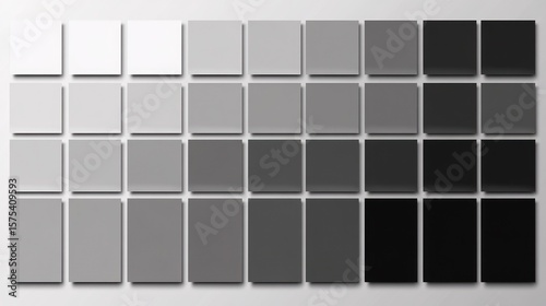 Grayscale color chart