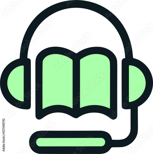 Audiobook Icon for Digital Learning